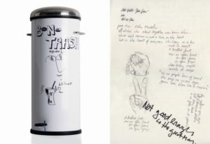 Bono's handwritten lyrics