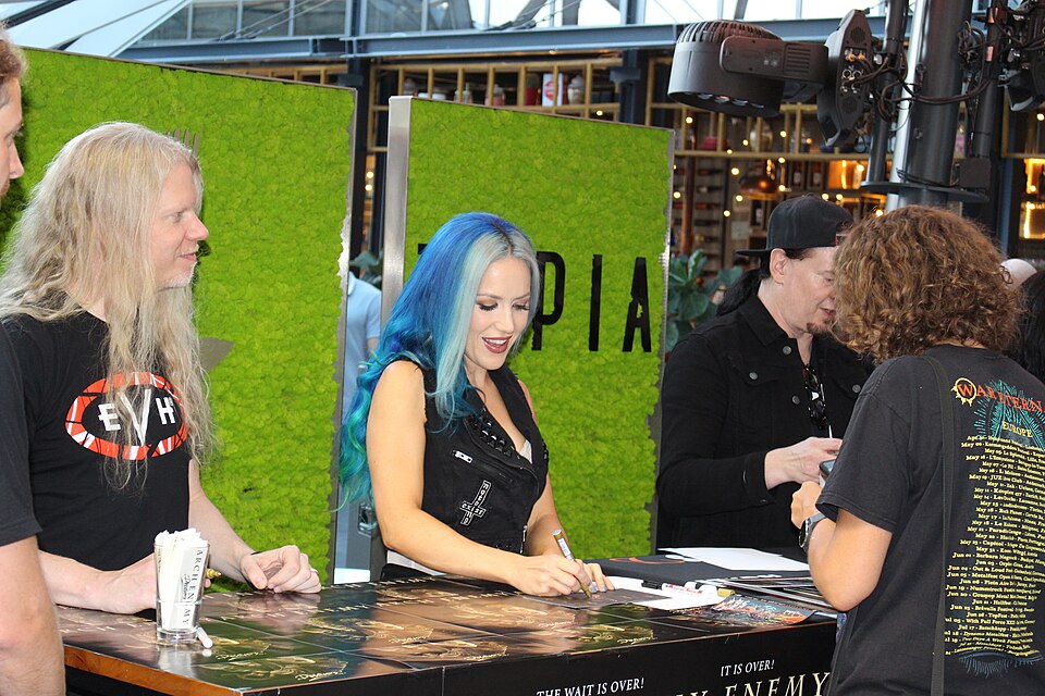 Artist autograph signing session